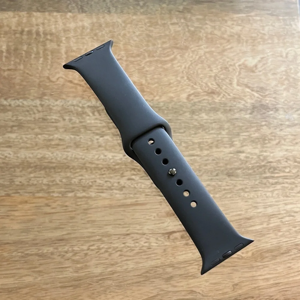 EUC Apple Watch Sport Band S/M 42mm in Jet Black
